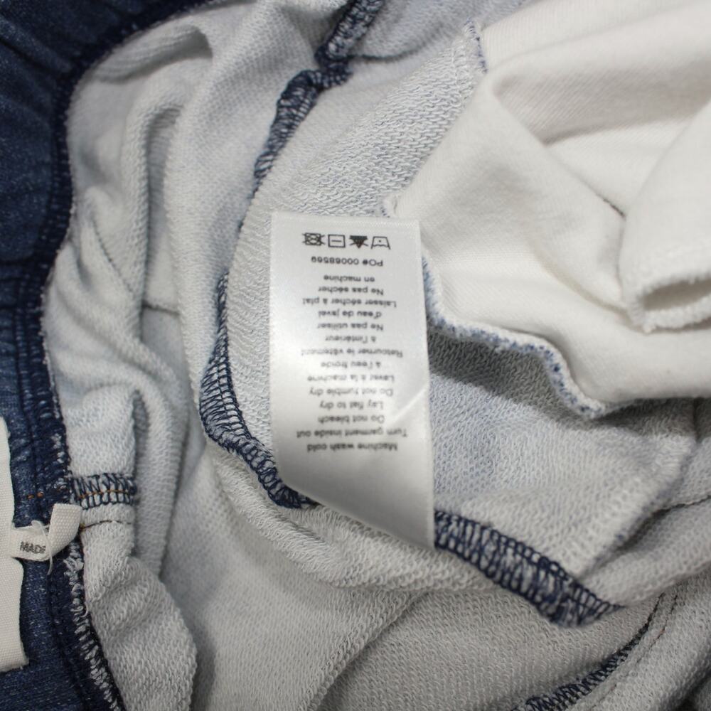 Large Rag&Bone Miramar Wide Leg Sweatpant Jean Crop Stretch - Picture 7 of 12
